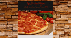 Desktop Screenshot of lagondola-pizza.com