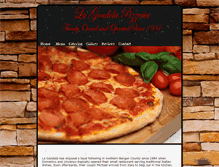 Tablet Screenshot of lagondola-pizza.com